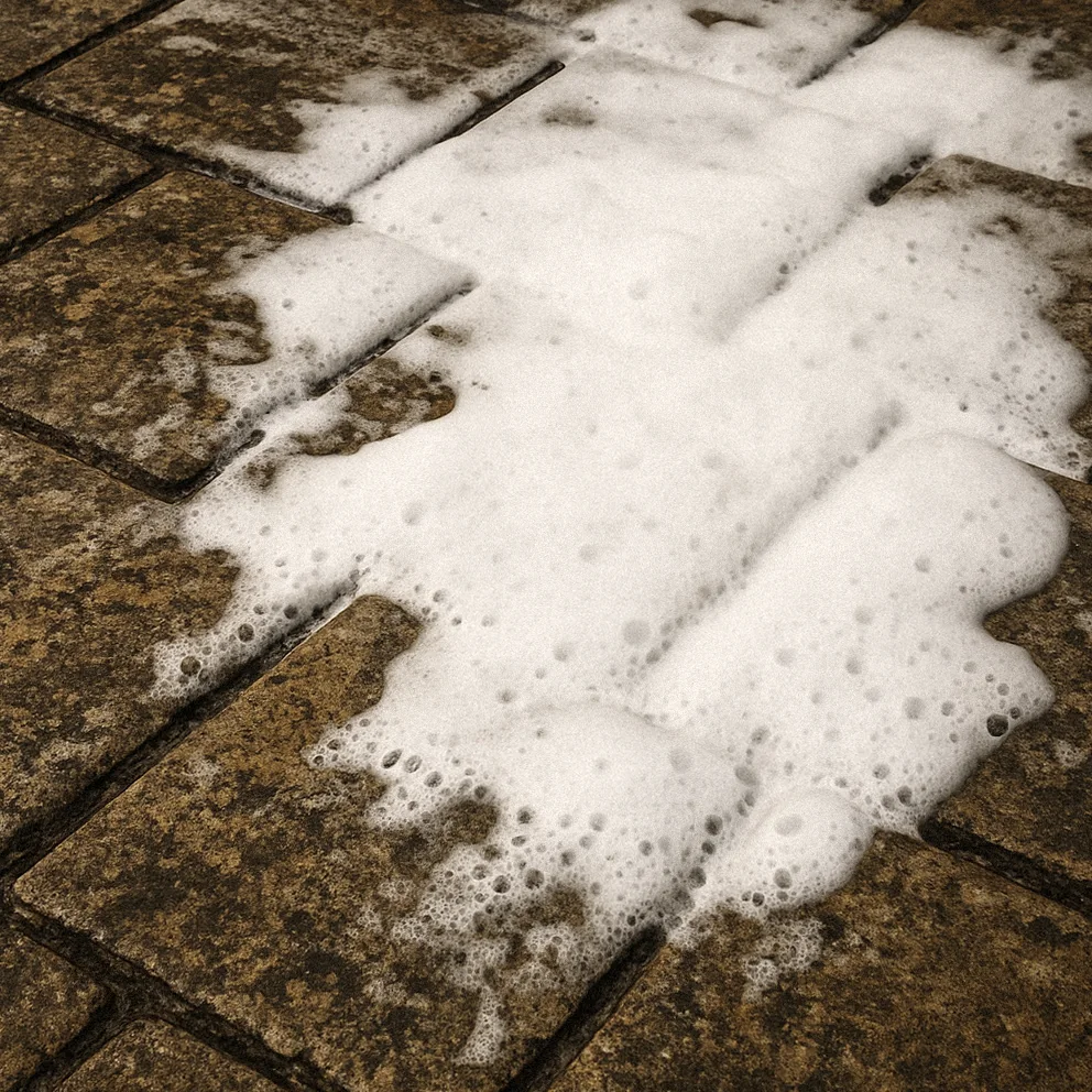 Behandling av kraftigt nedsmutsad markyta